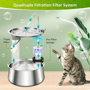 Paquete de 8 Filtros de Repuesto Universales para Bebedero de <span class=keywords><strong>Agua</strong></span> para Gatos, <span class=keywords><strong>Filtro</strong></span> de Carbón Activado para Dispensador de <span class=keywords><strong>Agua</strong></span> para Mascotas, Venta al Por Mayor - Product Image 2