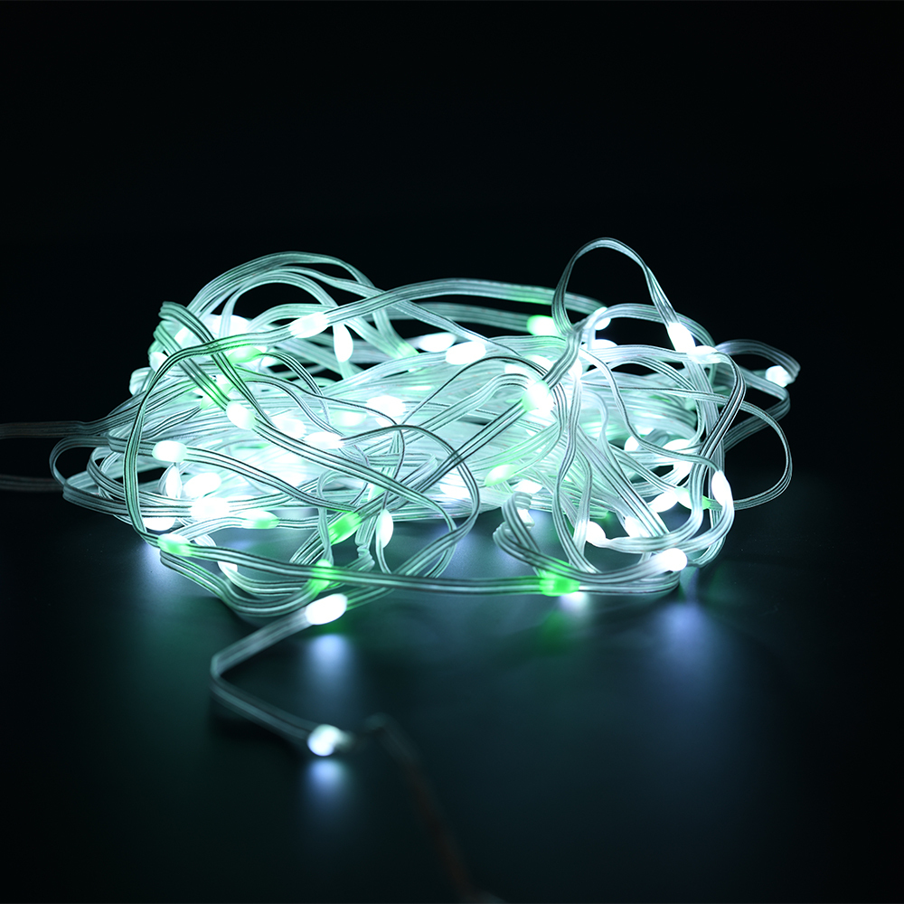 Christmas Lights Outdoor Decoration 100 Led String Lights Led leather wire Smart App Led Fairy Light Twinkle 5m