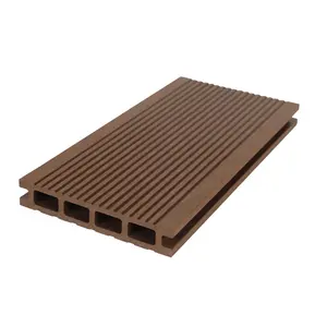 Durable Waterproof WPC Composite Decking Board Garden Environment Friendly Engineered Wood Flooring 10 Years warranty 25mm