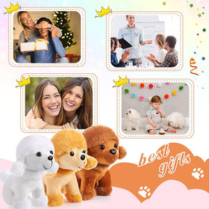 Juguete de peluche de perro adorable al por mayor, recuerdo de fiesta, <span class=keywords><strong>mini</strong></span> poodle de peluche, muñeco suave, regalos para baby shower y cumpleaños - Product Image 4