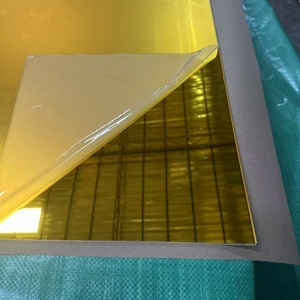 1220x2440x1mm oro <span class=keywords><strong>Plexiglass</strong></span> <span class=keywords><strong>argento</strong></span> oro rosa specchio acrilico oro acrilico foglio - Product Image 1