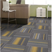 Soundproof Office Use Carpet and Rug High Quality PP Carpet with Bitumen Backing Commercial Home Carpet Tiles 50x50cm
