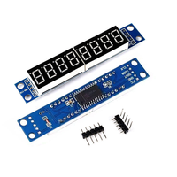 Modul tampilan tabung 8 digit MAX7219 LED mendukung tampilan bertingkat