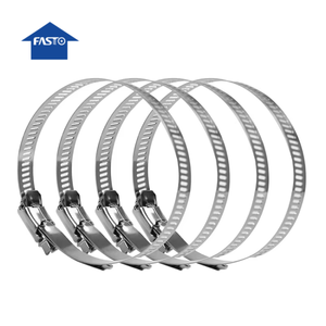 Abrazaderas Power Seal Ajustables de Acero Inoxidable 304, Abrazaderas de Manguera con Engranaje Helicoidal, Clips Jubilee, Clip de Accionamiento por Tornillo Norma - Product Image 1