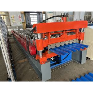 Huatong Automatische Stahlwellblech-Dachziegel-Formmaschine mit PLC-Steuerung 5,5kW Motor Einfache Bedienung - Product Image 2