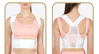 Ceinture de soutien lombaire Aofit en polyester et nylon, avec correction de posture, réglable, durable, pliable, pour usage universel