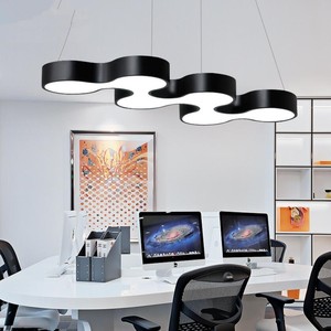 Lustre circulaire minimaliste contemporain suspendu décoratif <span class=keywords><strong>rond</strong></span> au plafond Lampes suspendues Design nordique moderne Anneau Led Lustres - Product Image 2