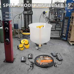 Kit d'entonnoir de remplissage de liquide de refroidissement universel Sinodiving sans déversement, adaptateurs de purge de <span class=keywords><strong>radiateur</strong></span> anti-débordement, outils pour véhicules - Product Image 1