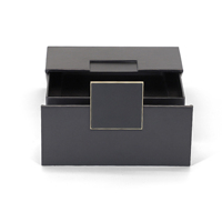 Boîte en carton personnalisée : Boîte cadeau à double ouverture, boîte rigide en carton recyclable de luxe avec fermeture magnétique