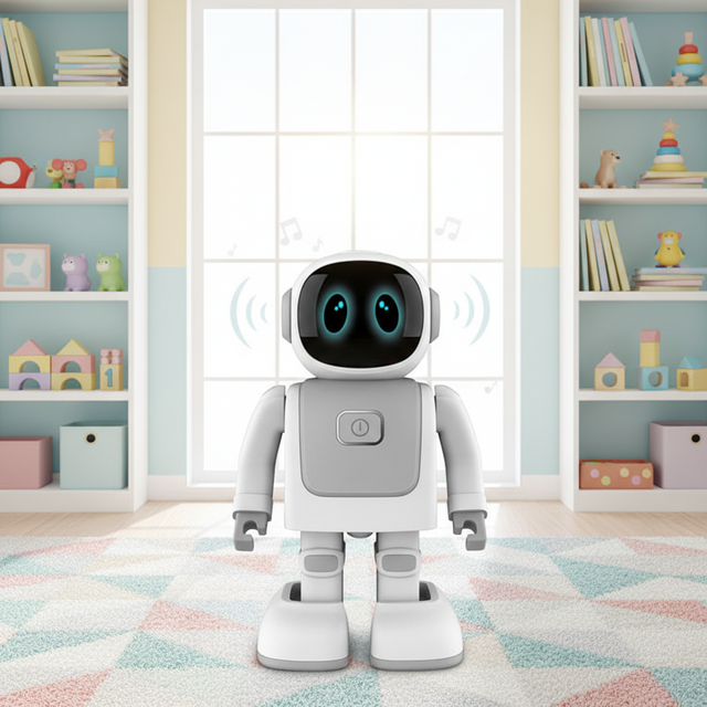 New Companion Smart Desk Walker Music Robot AI Friend App & Remote Controlled Programmable Plastic Entertainment Robot