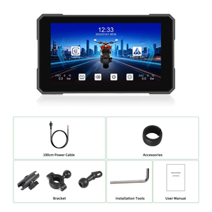 Reproductor Inteligente Inalámbrico para Motocicleta Podofo de 5 Pulgadas, Compatible con Android Auto, TPMS, Resistente al Agua IP67, Fabricante Líder - Product Image 6