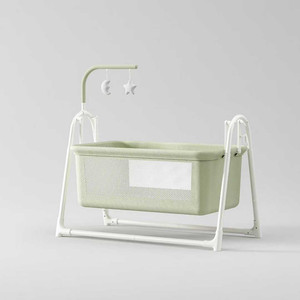 Culla per Neonati Personalizzabile con Funzione Altalena/Lettino Elettrico Multifunzione per Bambini, Culla Regolabile - Product Image 4