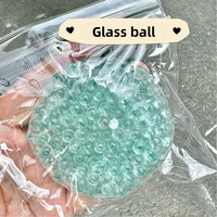 Grandes perles de verre sonores, boules à presser pour soulager le stress, artisanales, musicales et rebondissantes