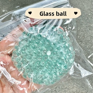 Grandes perles de verre sonores, boules à presser pour soulager le stress, artisanales, musicales et rebondissantes - Product Image 1