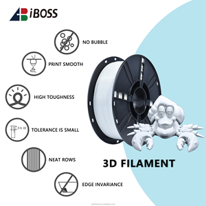 เส้นพลาสติก PETG สีเทาอ่อน สำหรับเครื่องพิมพ์ 3 มิติแบบ FDM ยี่ห้อ Iboss วัสดุสำหรับการพิมพ์ 3 มิติ - Product Image 3
