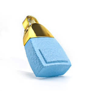 Bottiglia di profumo in vetro ispirata alla borsa <span class=keywords><strong>da</strong></span> 30ml con accenti dorati - Product Image 5