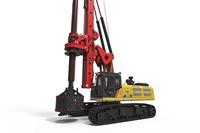 Plate-forme de forage rotatoire utilisée et nouvelle SR155-C10 de SANY SR155 avec la profondeur maximum de pile de 55M