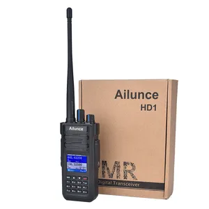 Chierda HD1 10W yüksek güç DMR tam bant GPS FM tekrarlayıcı fonksiyonu IP67 su geçirmez uzun menzilli 15km 3000 kanallar walkie talkie