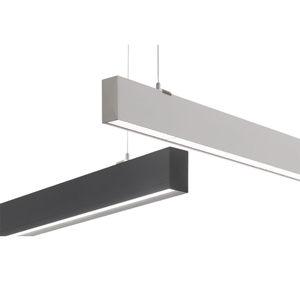 Lámpara de Oficina, Sistema de Iluminación Lineal LED, Listones de Aluminio de 1200 mm, 1.2 m, 1.5 m, Iluminación de Tubo de Tira Suspendida, Lámpara para <span class=keywords><strong>Centro</strong></span> <span class=keywords><strong>Comercial</strong></span> - Product Image 1