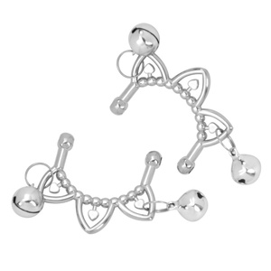 Female Bells Nipple Breast <b>Clamps</b> With Chain <b>Clips</b> Stimulator Flirt Breast Nipple <b>Clips</b> Bondage Bdsm Slave Women Adult Sex Toys - Product Image 3
