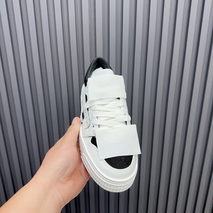 Zapatillas deportivas de plataforma gruesa de cuero para hombre, con cordones, estilo casual con superposiciones para un estilo urbano y uso diario, Amiring - Product Image 6