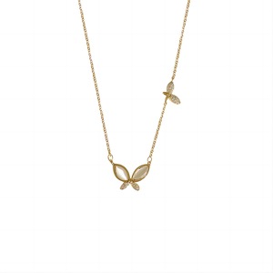 Colliers Papillon Œil de Chat Extravagants pour Femmes et Filles, Style Ins, Chaîne Plaqué Argent, Bijoux Cadeau - Product Image 4