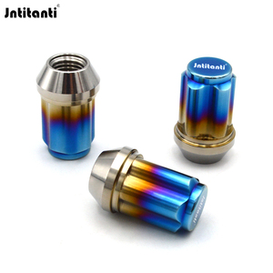 Gr.5 Titan 5-Điểm Chống Trộm Cone Seat Bánh Xe Khóa <span class=keywords><strong>Nut</strong></span> Phong Cách Mới M12x1.25 Xe Bánh Xe Sửa Đổi Bảo Vệ Cao Cấp - Product Image 5