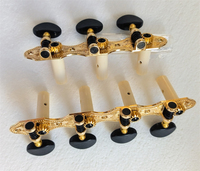 Accordeur de Machine classique Derjung DJ406GK7-A2B 7 cordes de haute qualité, chevilles d'accordage de guitare, têtes de machine de guitare