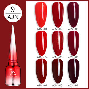 AS vente en gros, Collection de 9 couleurs, <span class=keywords><strong>Gel</strong></span> de laque, vernis à <span class=keywords><strong>Gel</strong></span> à Pigment élevé, Logo personnalisé, Nail Art professionnel Uv Led, vernis à <span class=keywords><strong>Gel</strong></span> - Product Image 3