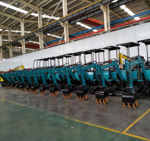 Mini-excavatrice de 1 tonne HT10 avec cabine fermée et moteur à émissions EURO V, minibagger - Product Image 3