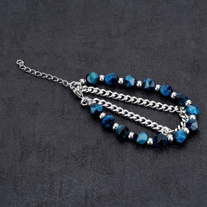 Bracelet Perlé Fait Main au Design de Niche 2026, en Acier Titane, Luxe Léger, Unisexe, Bijoux de Mode, Vente en Gros - Product Image 3