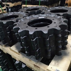 China Fabriek Jcb Js360 Js460 Graafmachine Aandrijving Tandwiel Onderstel Onderdelen <span class=keywords><strong>Rubber</strong></span> Spoor Tandwielen - Product Image 1