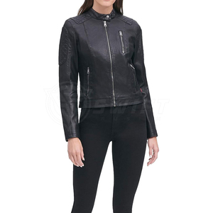 Veste en cuir tricotée sur mesure 2025, couleur unie, streetwear pour femmes, respirante, séchage rapide, capuche amovible, haute qualité - Product Image 4