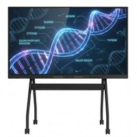 Écran plat interactif de 86 pouces avec technologie Optical Bonding, résolution 4K UHD, tableau intelligent pour une visibilité améliorée et une précision tactile accrue