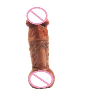 Dildo tali realistis untuk wanita, dildo penyumbat bokong besar dildo besar sentuhan lembut alami kuat - Product Image 1