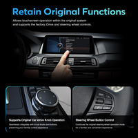 Ewaygps Linux con Bluetooth y Wifi Integrados, Pantalla Multimedia Inalámbrica de 10.25 Pulgadas, Carplay, Android Auto, Navegación para BMW Serie 5 F10 F11 F18