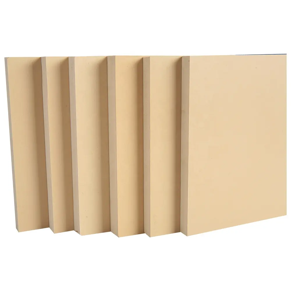 Fabriqué en Chine Feuille de plastique PVC 1220*2440mm Panneau de mousse WPC Panneau de mousse de béton