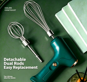 <span class=keywords><strong>Fouet</strong></span> à œufs rechargeable à main en plastique ABS à 3 vitesses pour fouetter la crème, outil de pâtissier professionnel pour la maison, batteur à œufs électrique - Product Image 3