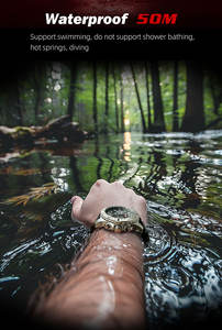 Orologio da Uomo North Edge Mach2 Sportivo in Acciaio Inossidabile Elettronico Cronografo a Tre Occhi con Lancette Ricarica Solare Impermeabile - Product Image 6