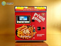 Distributeur automatique de frites à température uniforme, distributeur automatique de burgers étanche, entièrement automatique pour l'extérieur