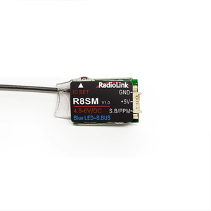 Récepteur RC Radiolink 2,4 GHz R8SM 8 canaux, <span class=keywords><strong>super</strong></span> petit, en plastique, SBUS/PPM, mini, compatible avec les émetteurs T8FB/T8S - Product Image 5