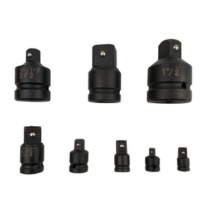 Diy 8 Piece Boxed Black Pneumatic Socket Adapter 12.7 Mm 1 2 Inch External <b>Thread</b> Mechanic <b>Tool</b> Set - Product Image 5