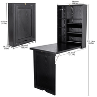 Bureau de rangement pliable et rétractable, blanc, noir, marron, table d'ordinateur moderne simple et facile à transporter