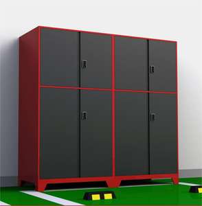 Armoire de rangement de capot de voiture en acier personnalisée avec serrure électronique casiers à vélos de garage extérieurs armoires à outils en métal de stationnement - Product Image 5