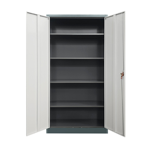 Armoire à clés en métal de 1850mm de hauteur, petite armoire avec étagères réglables armoire en acier