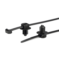 Soporte de Sujeción para Cables de Nylon 66 con Montaje de Tornillo CHCC, Clips de Montaje para Bridas de Cables UL94V-2 para Gestión de Cables Eléctricos Industriales