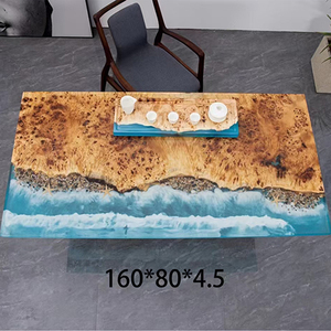 Gmart Vennia mobili soggiorno 72X36 lucido Shiner decorazione Noyer scrivanie conferenza Epoxi <span class=keywords><strong>tavolo</strong></span> rialzato per la fabbricazione di tavoli <span class=keywords><strong>in</strong></span> <span class=keywords><strong>legno</strong></span> - Product Image 5