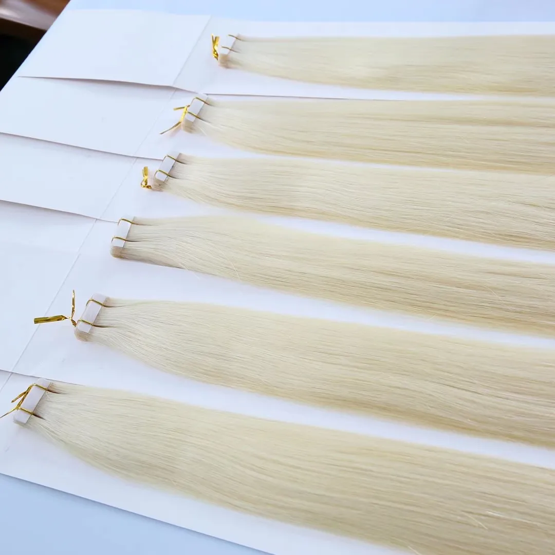 Super Getrokken Cuticula Intacte Chinese Remy Menselijke Huid Haarband Haarverlenging Voor Europese Markt