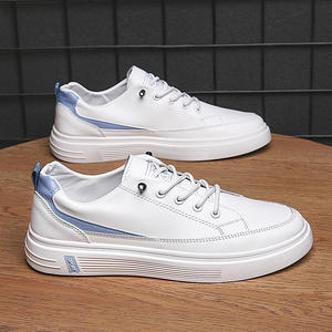 Chaussures basses décontractées pour hommes, respirantes, en PU, légères, durables, antidérapantes, à lacets, pour la marche et la course - Product Image 4