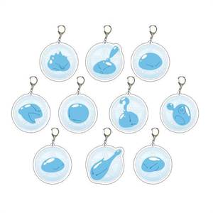 48 Nouveau Design Anime Réincarné Comme un Porte-clés Acrylique Transparent <span class=keywords><strong>Slime</strong></span> - Product Image 4